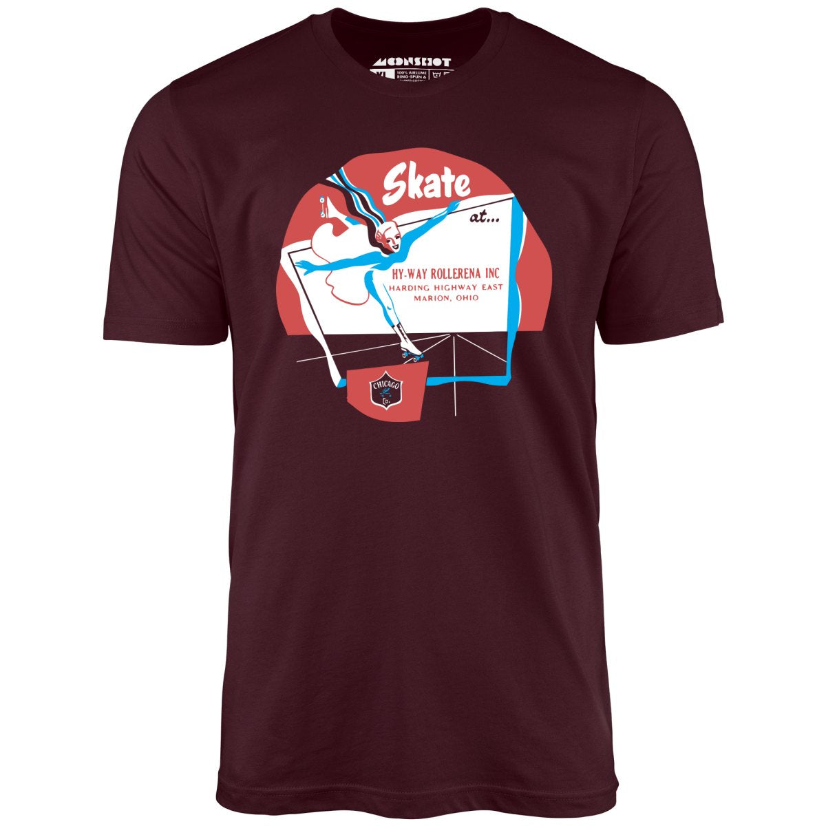 Hy-Way Rollerena - Marion, OH - Vintage Roller Rink - Unisex T-Shirt
