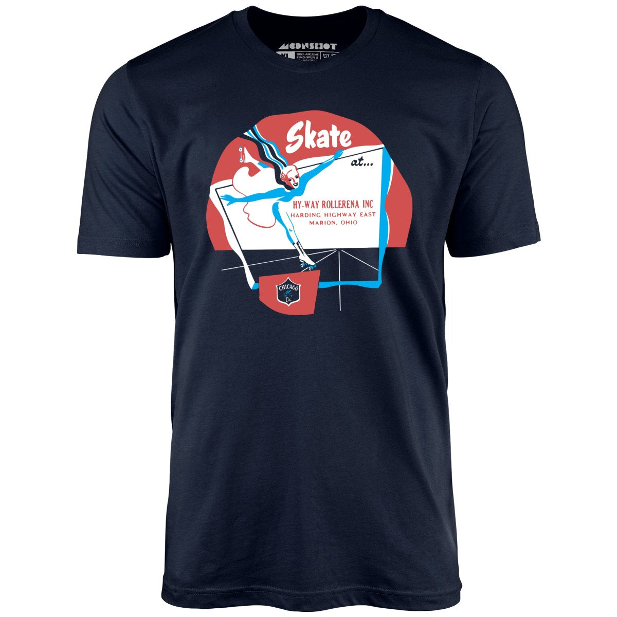 Hy-Way Rollerena - Marion, OH - Vintage Roller Rink - Unisex T-Shirt