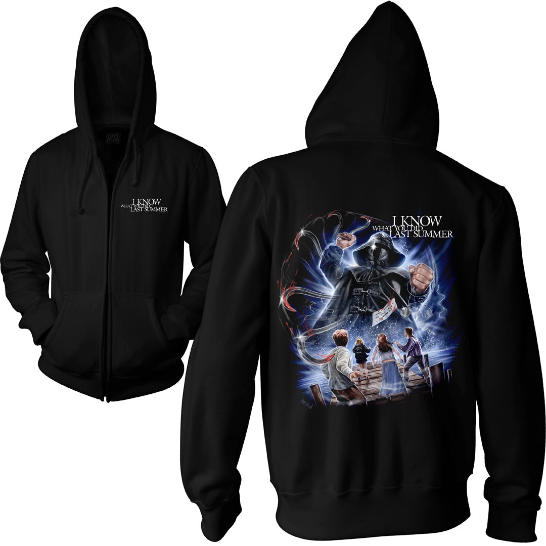 I KNOW WHAT YOU DID LAST SUMMER (97) - ZIP-UP HOODIE - clothing by TeeHivey.com (Image 1)