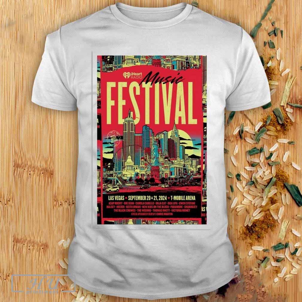 Iheartradio Music Festival Sept 20 21 2024 T Mobile Arena - clothing by TeeHivey.com