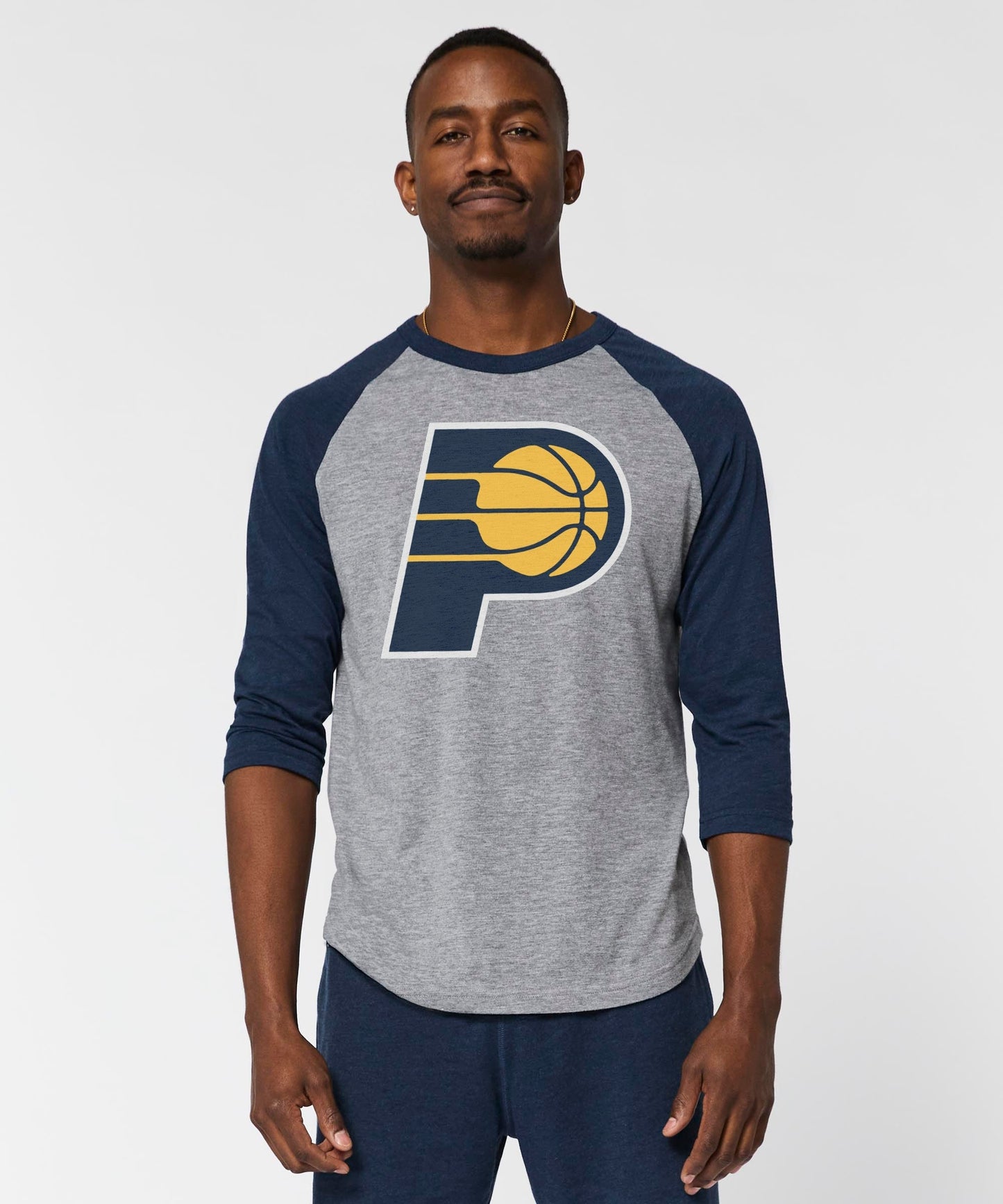 Indiana Pacers Logo Raglan