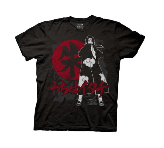 Naruto Shippuden Itachi Symbols Anime Adult T-Shirt