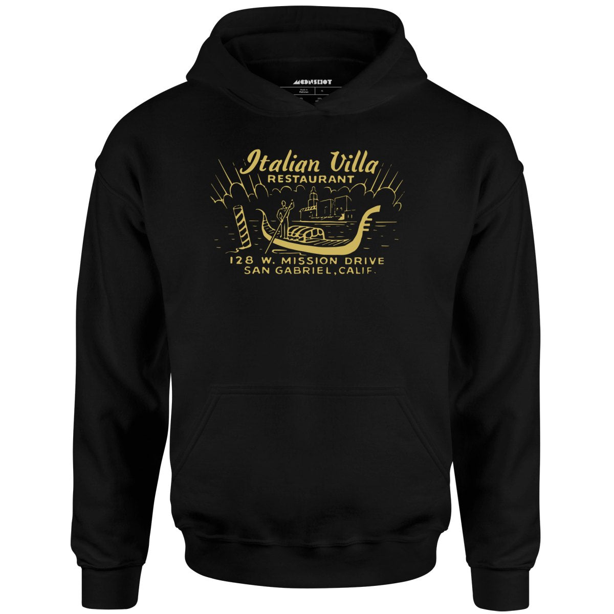 Italian Villa - San Gabriel, CA - Vintage Restaurant - Unisex Hoodie