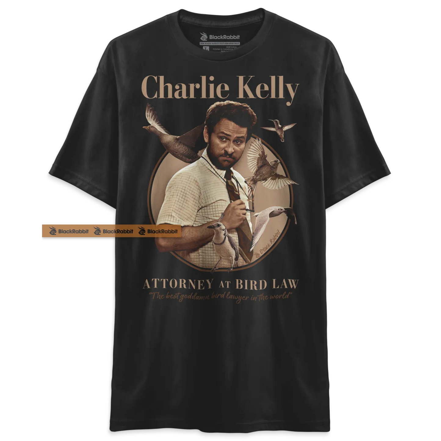 It's Always Sunny In Philadelphia Charlie Kelly Attorney At Bird Law Retro Vintage Unisex Classic T-Shirt