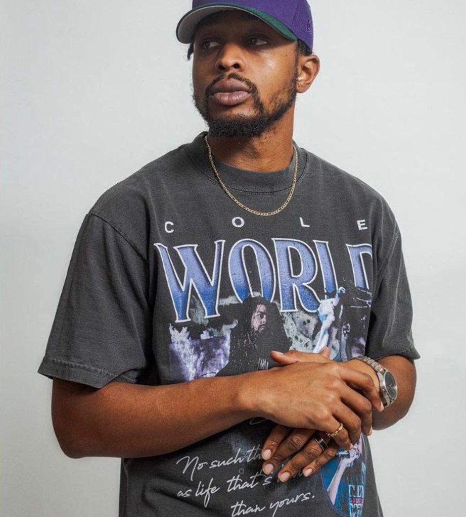 J COLE TEE Style001 - clothing by TeeHivey.com (Image 2)