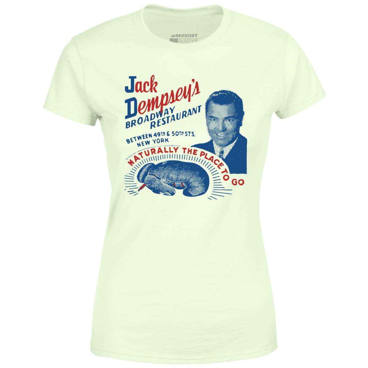 Jack Dempsey's v1 - Manhattan, NY - Vintage Restaurant - Women's T-Shirt