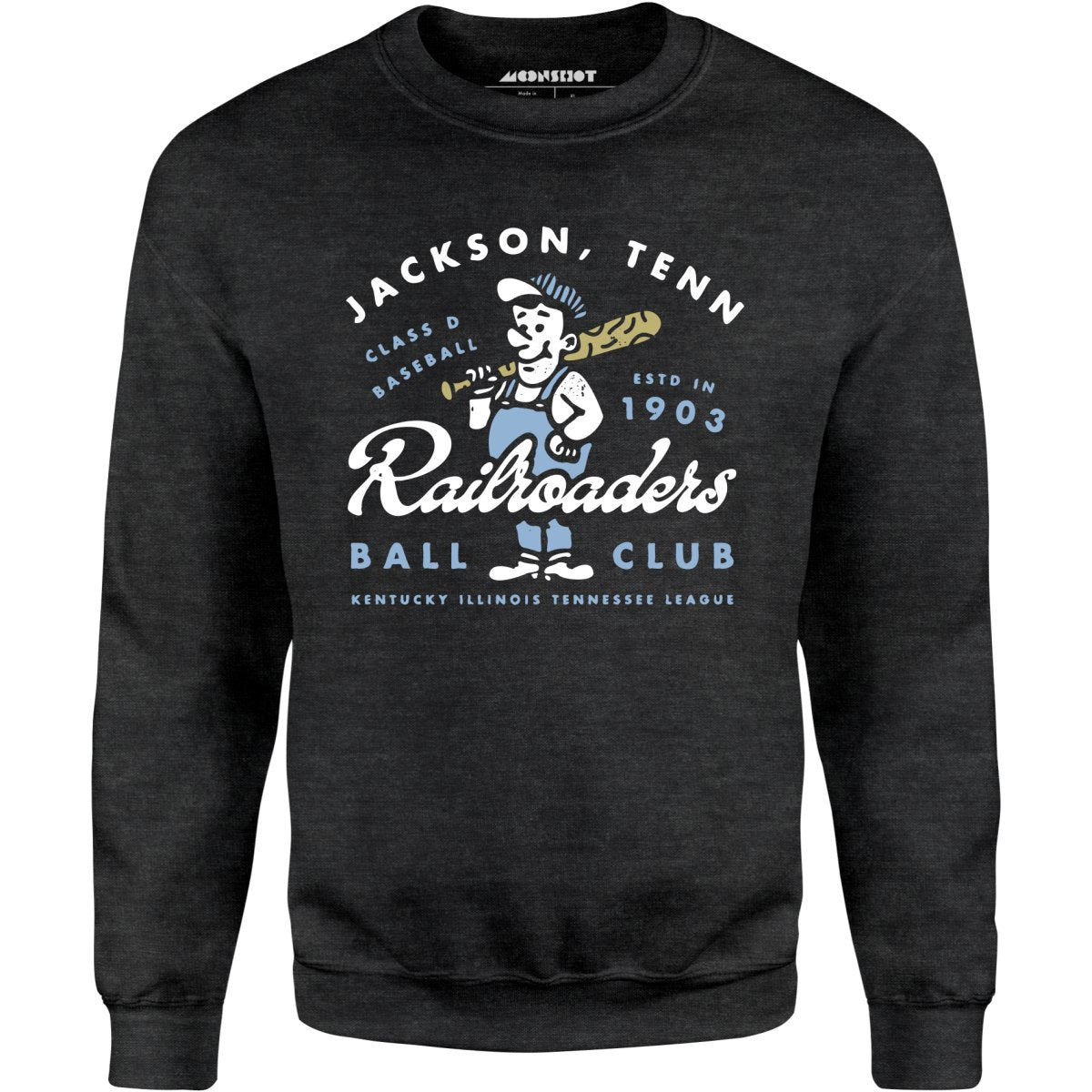 Jackson Railroaders - Tennessee - Vintage Defunct Baseball Teams - Unisex Sweatshirt