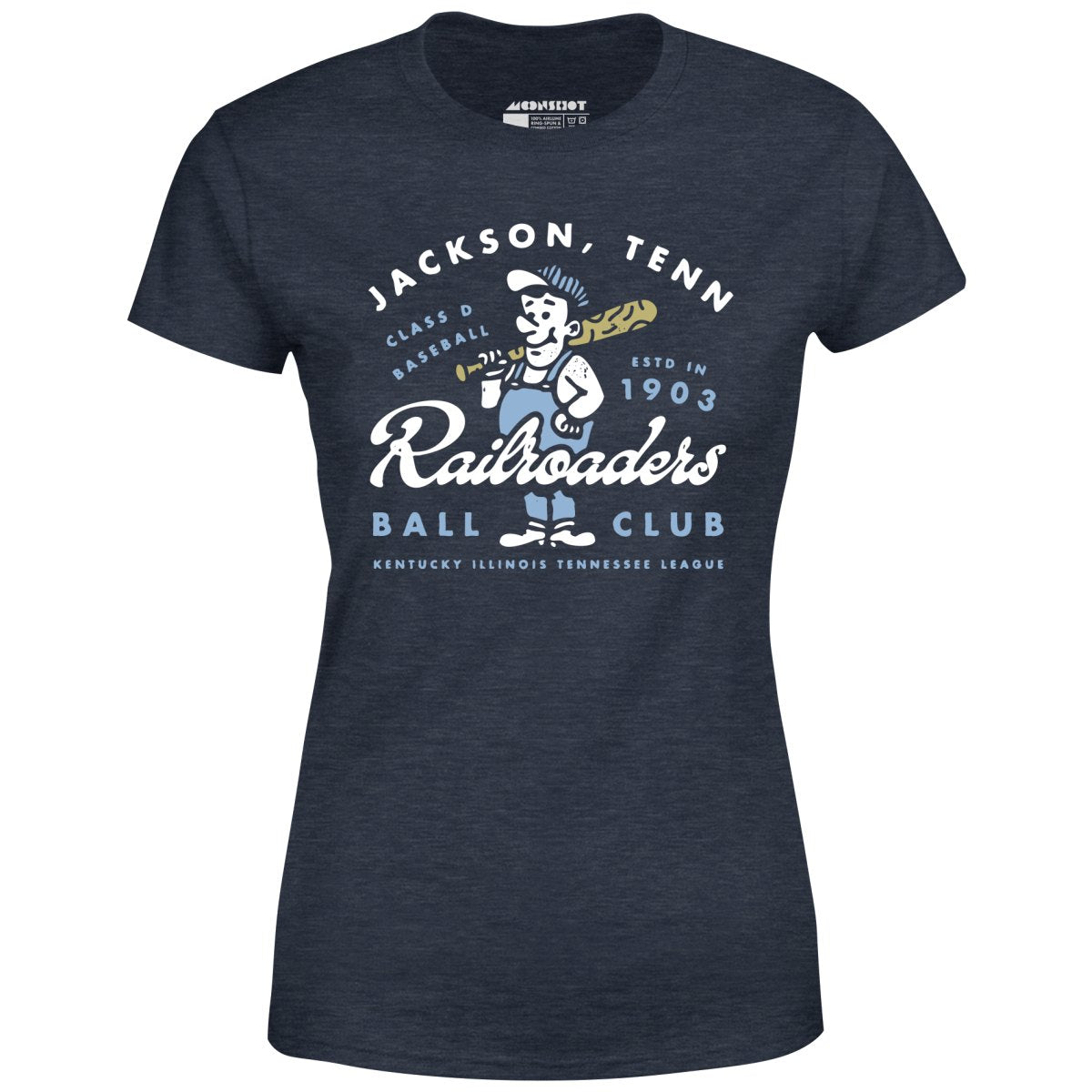 Jackson Railroaders - Tennessee - Vintage Defunct Baseball Teams - Women's T-Shirt
