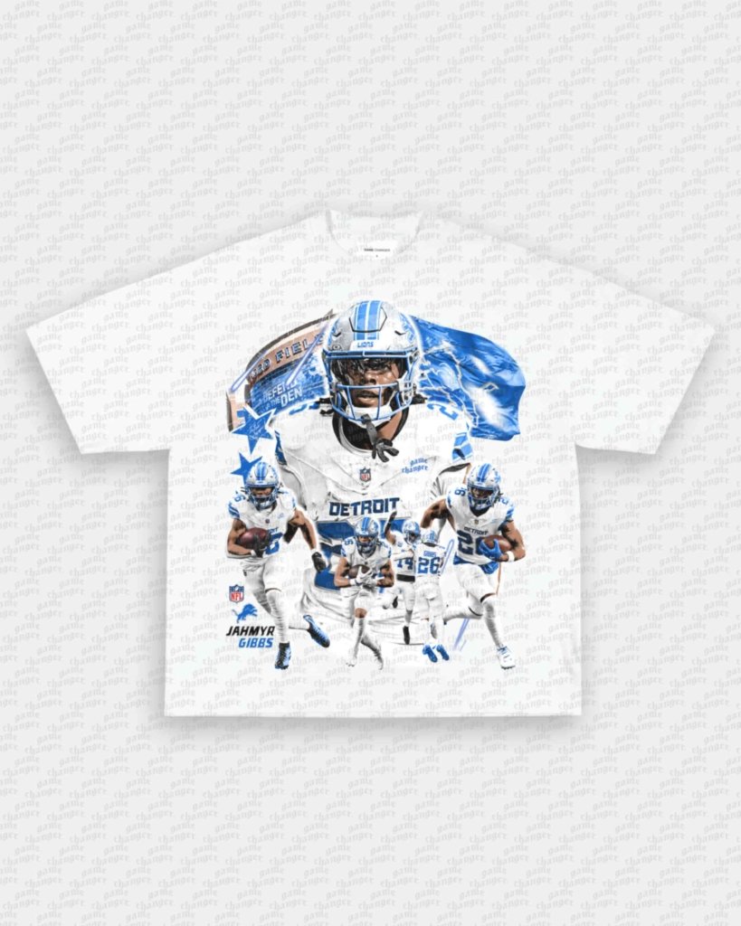 JAHMYR GIBBS V2 TEE - clothing by TeeHivey.com (Image 1)