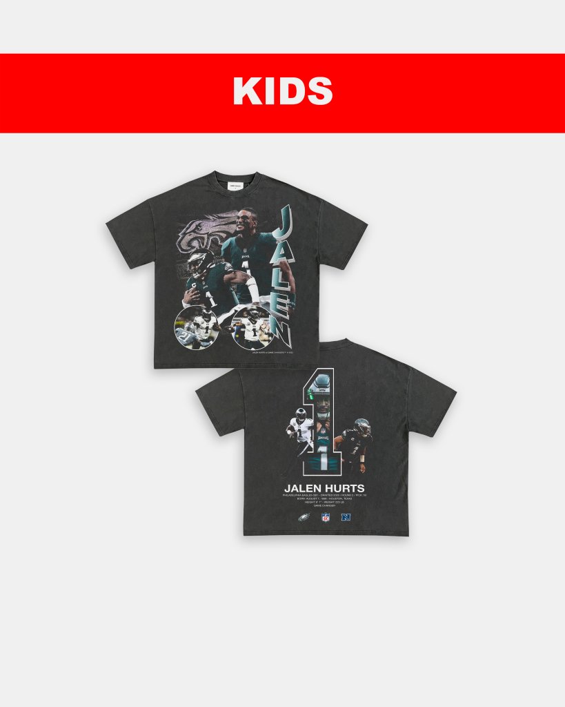 JALEN HURTS - KIDS TEE [DS] - clothing by TeeHivey.com (Image 1)