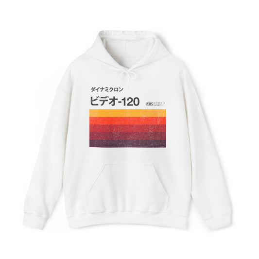Japanese VHS Video Cassette Retro Graphic Hoodie