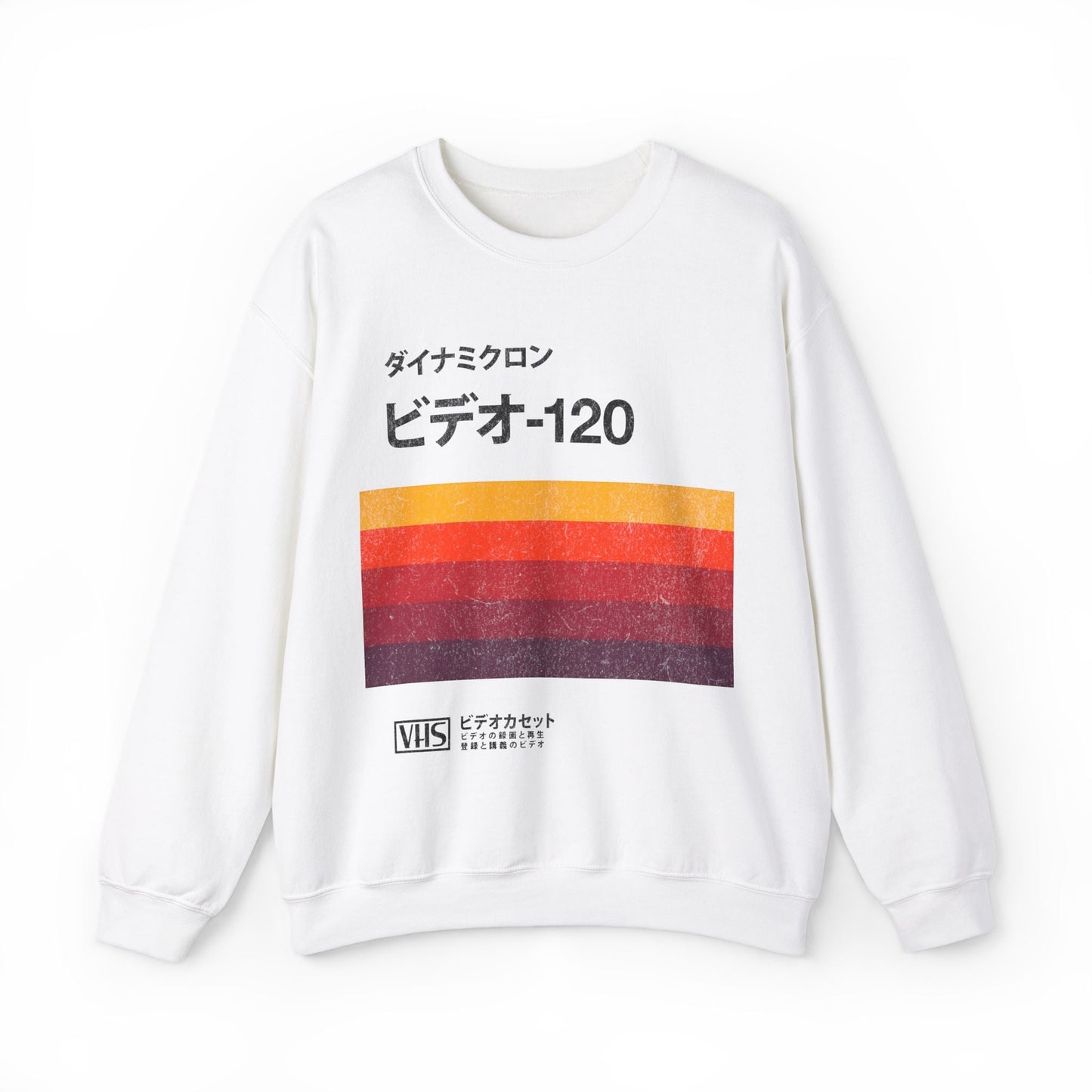 Japanese Vintage VHS Video Cassette Retro Sweatshirt.