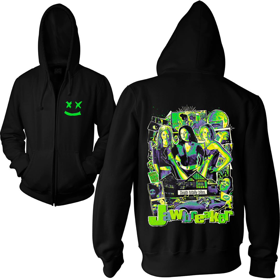 JAWBREAKER - ZIP-UP HOODIE - clothing by TeeHivey.com (Image 1)