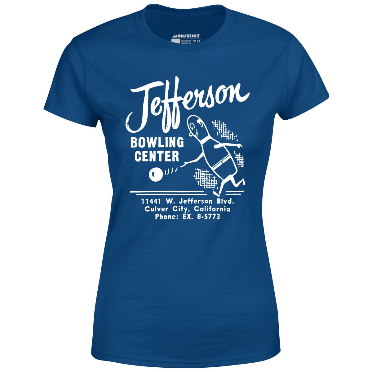 Jefferson Bowling Center - Culver City, CA - Vintage Bowling Alley - Women's T-Shirt