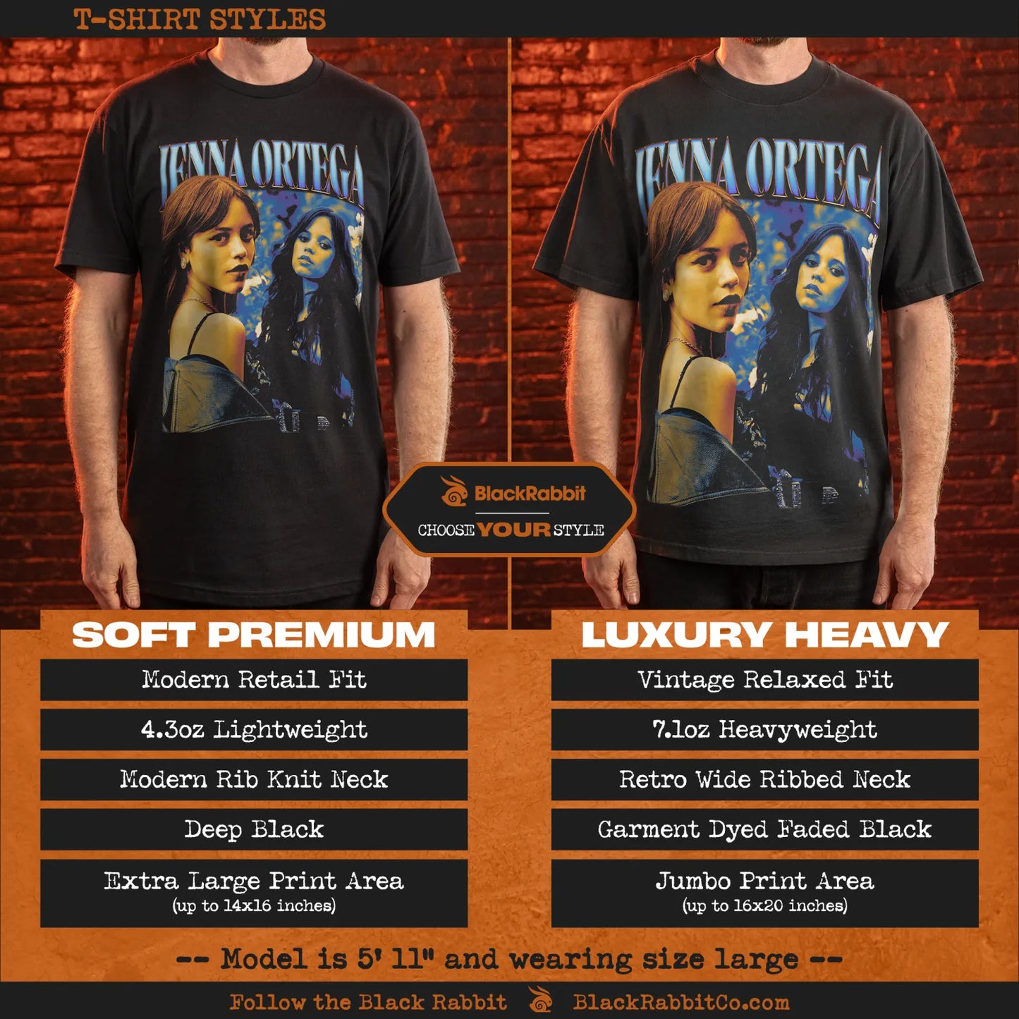 Jenna Ortega Retro Vintage Bootleg Unisex Classic T-Shirt