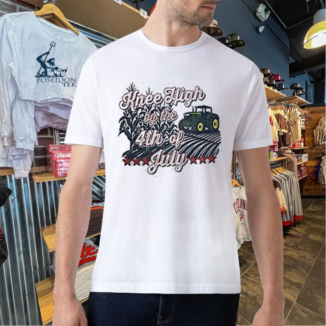 John Deere Ib Knee High 4th July T-shirt
