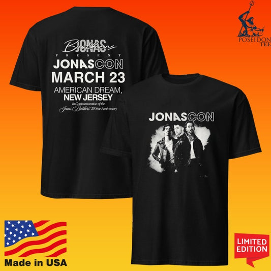 Jonas Brother Jonascon American Dream 20 Year Anniversary T-shirt
