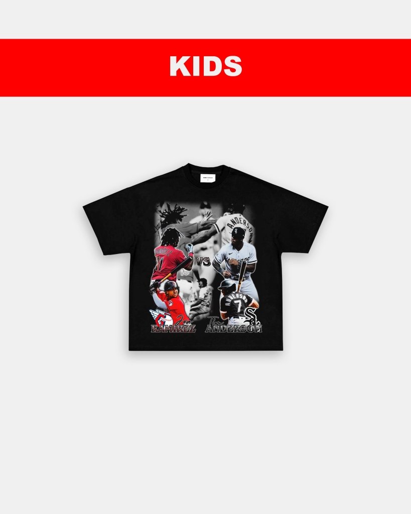 JOSE RAMIREZ VS TIM ANDERSON - KIDS TEE - clothing by TeeHivey.com (Image 5)