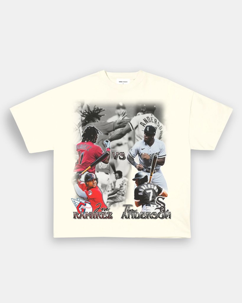 JOSE RAMIREZ VS TIM ANDERSON TEE - clothing by TeeHivey.com (Image 5)