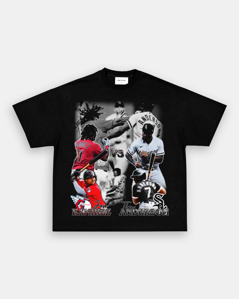 JOSE RAMIREZ VS TIM ANDERSON TEE - clothing by TeeHivey.com (Image 1)