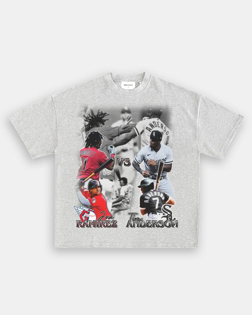 JOSE RAMIREZ VS TIM ANDERSON TEE - clothing by TeeHivey.com (Image 4)