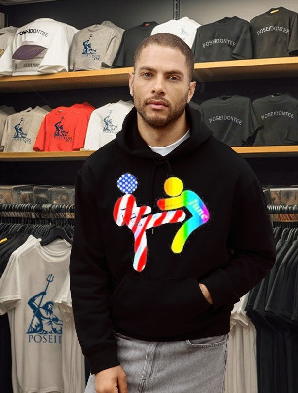 July Independence Kick June Pride Month T-shirt