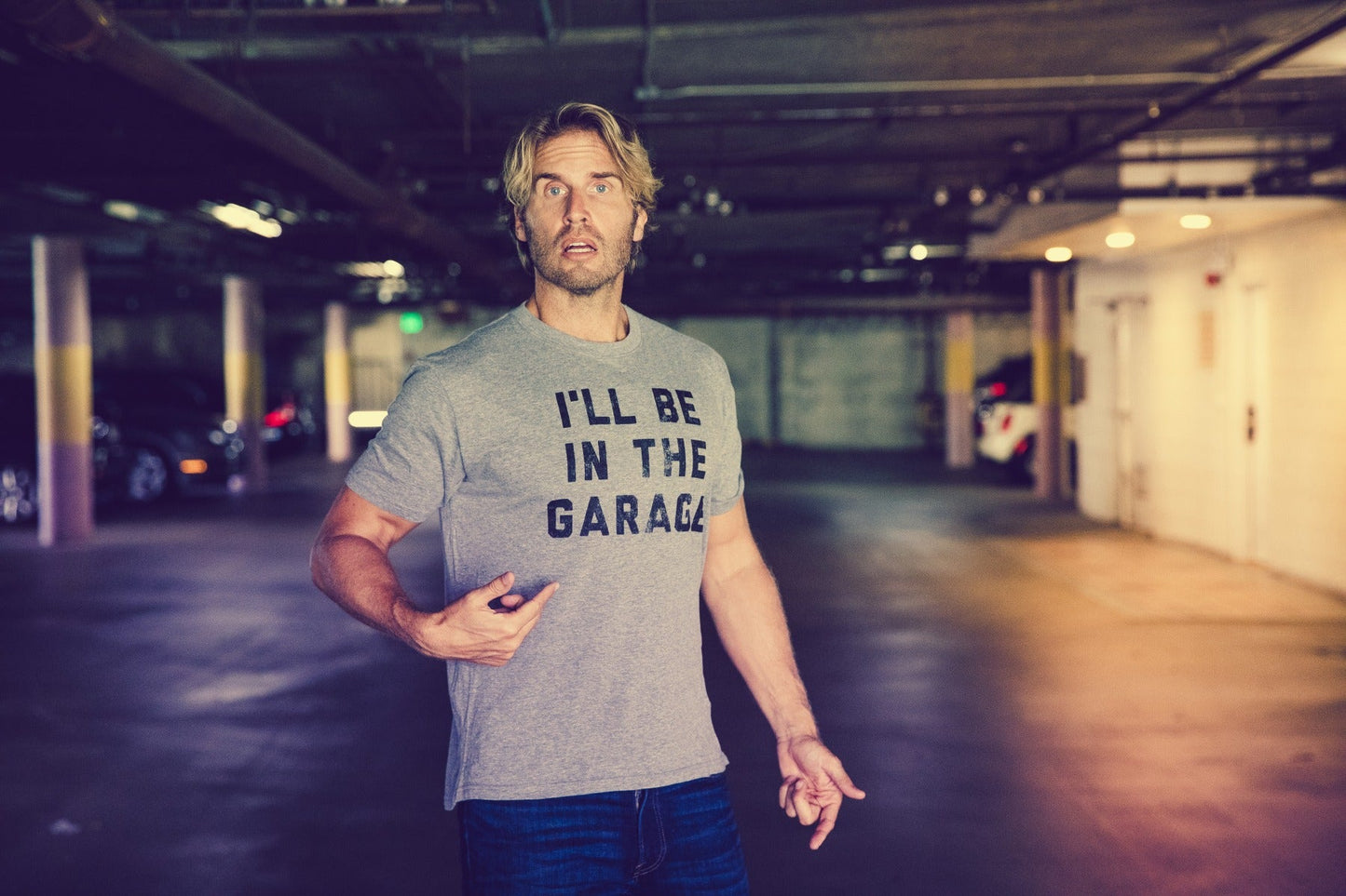 I'll Be In The Garage Men's T Shirt
