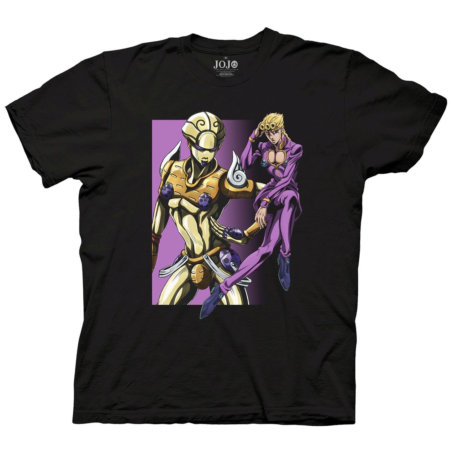 JoJo's Bizarre Adventure S4 Giorno Stages Officially Licensed Adult T-Shirt