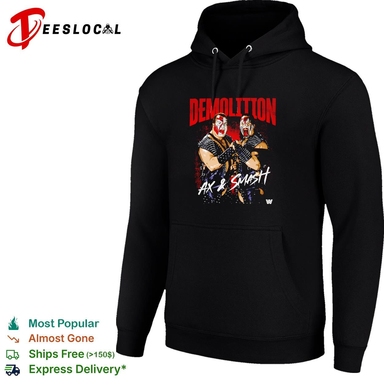 Demolition Ax and Smash wrestling tag team close up face portrait shirt