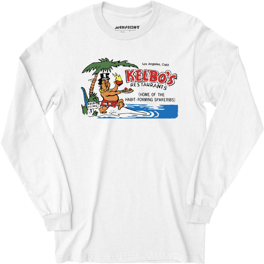 Kelbo's v2 - Los Angeles, CA - Vintage Tiki Bar - Long Sleeve T-Shirt