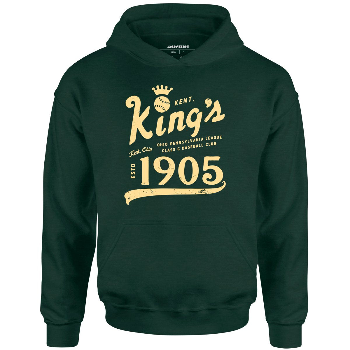 Kent Kings - Ohio - Vintage Defunct Baseball Teams - Unisex Hoodie