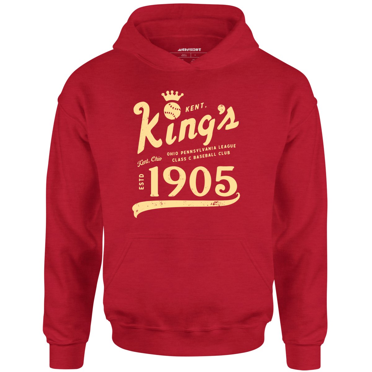 Kent Kings - Ohio - Vintage Defunct Baseball Teams - Unisex Hoodie