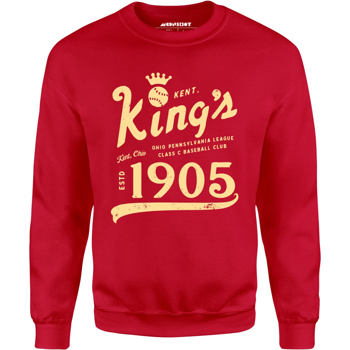 Kent Kings - Ohio - Vintage Defunct Baseball Teams - Unisex Sweatshirt