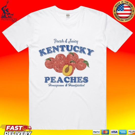 Kentucky Peaches Fresh & Juicy Homegrown & Handpicked T-shirt