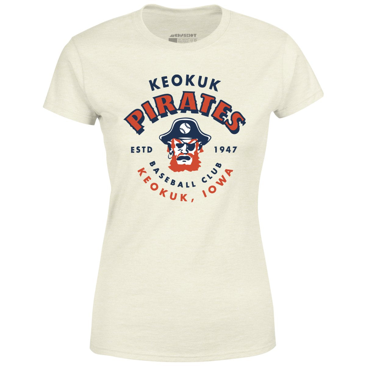 Keokuk Pirates - Iowa - Vintage Defunct Baseball Teams - Women's T-Shirt