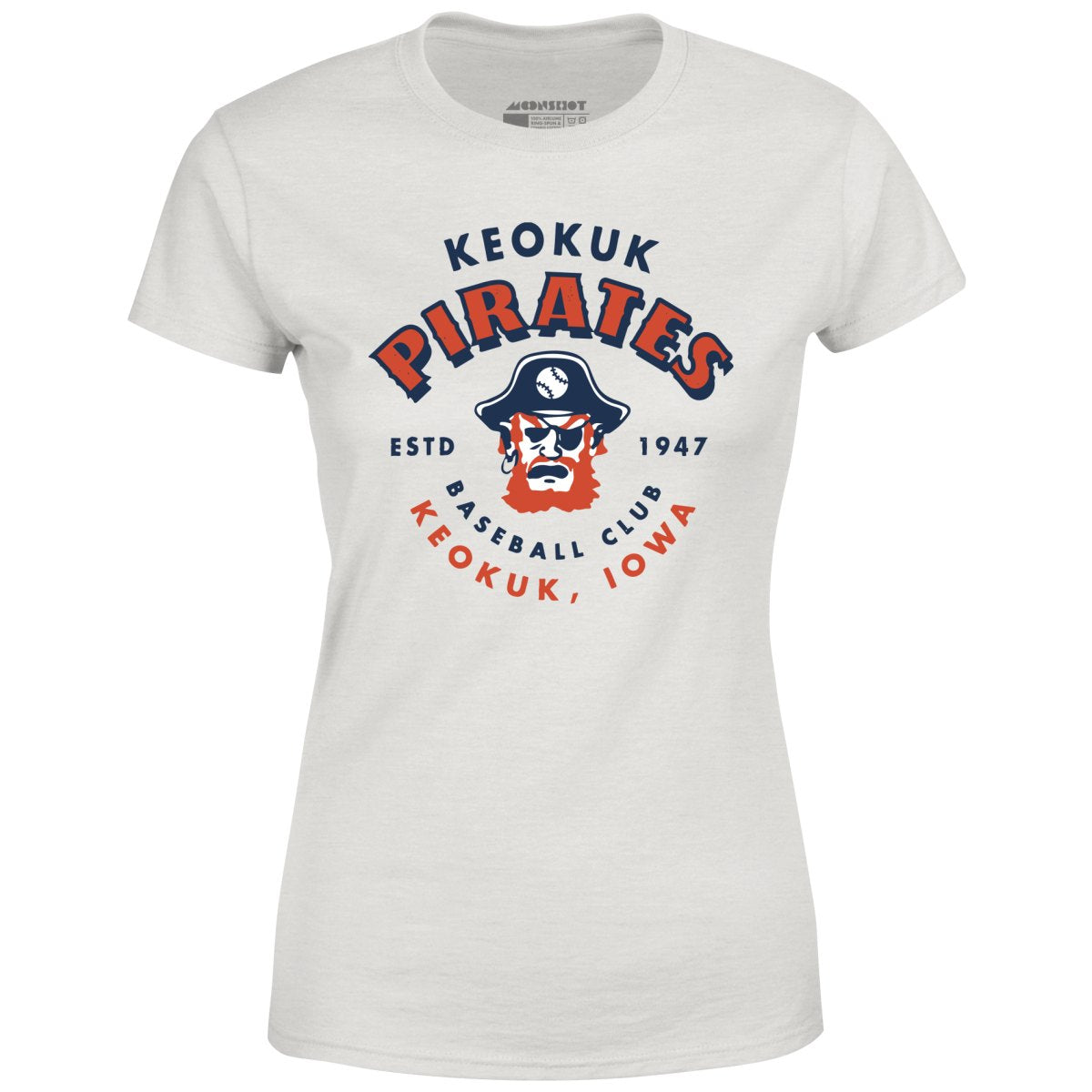 Keokuk Pirates - Iowa - Vintage Defunct Baseball Teams - Women's T-Shirt