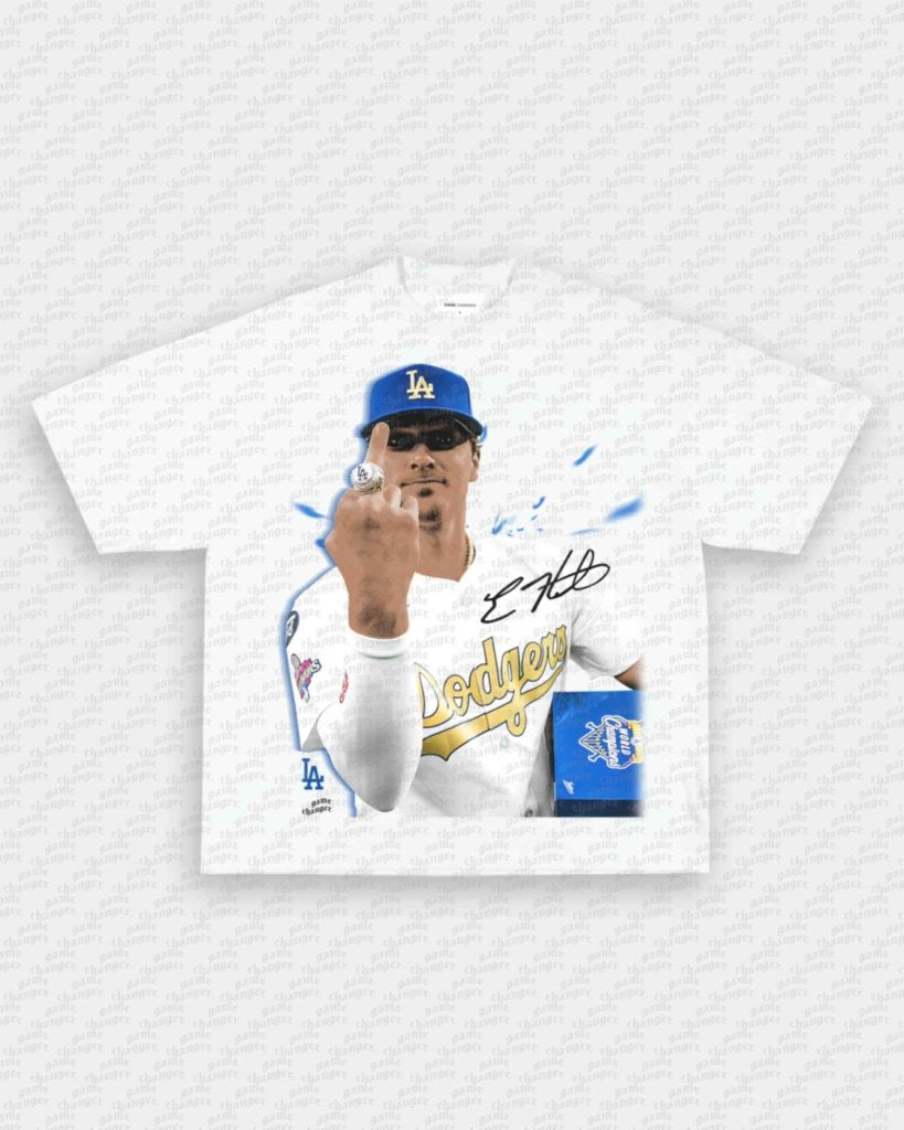 KIKE HERNANDEZ V2 TEE - clothing by TeeHivey.com (Image 1)