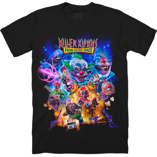 KILLER KLOWNS FROM OUTER SPACE: THE INVASION - T-SHIRT - clothing by TeeHivey.com (Image 1)