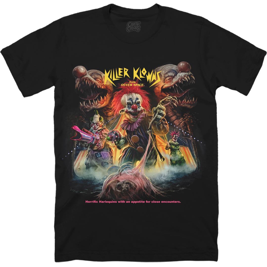 KILLER KLOWNS: OUT OF THIS WORLD - T-SHIRT - clothing by TeeHivey.com (Image 1)