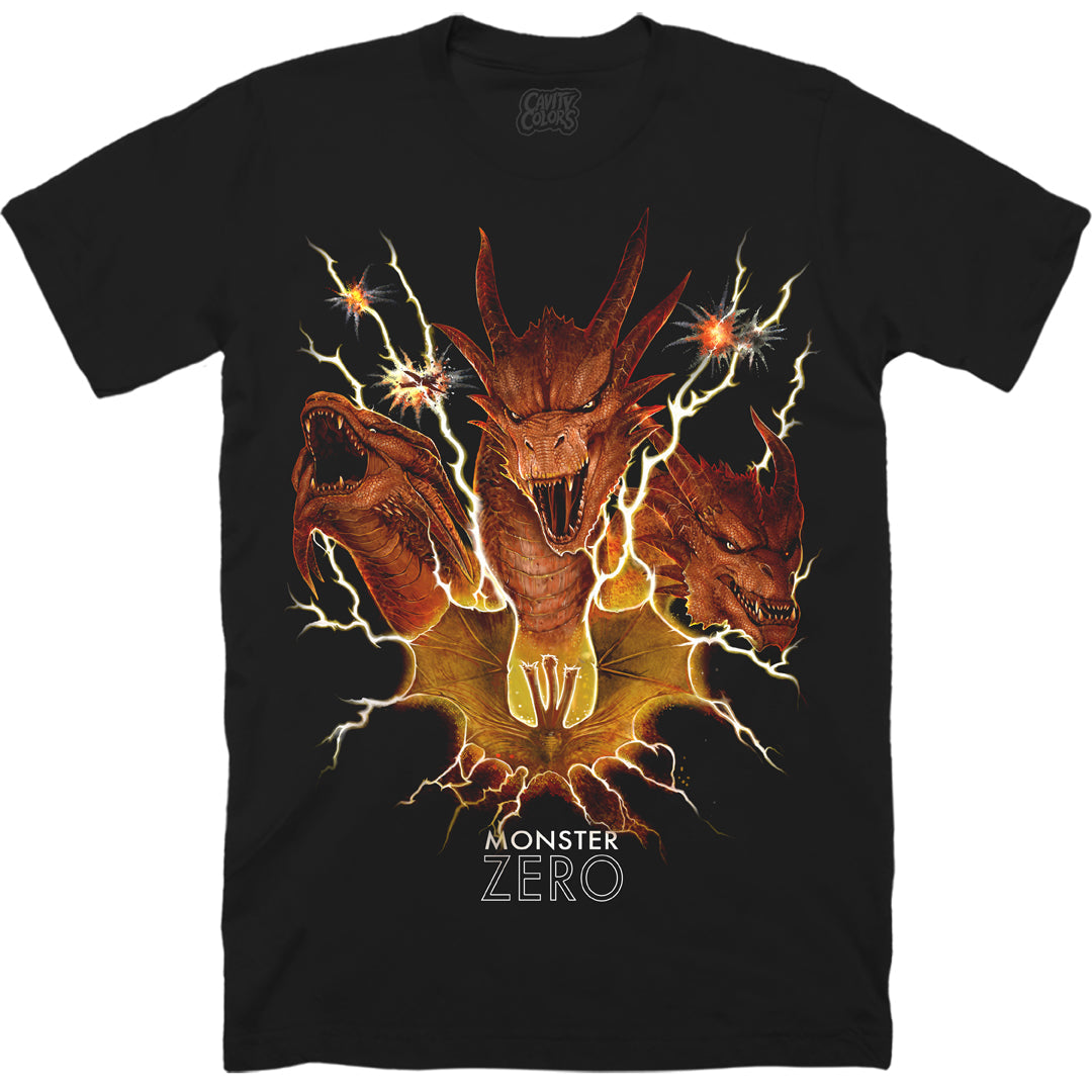 KING GHIDORAH: MONSTER ZERO - T-SHIRT - clothing by TeeHivey.com (Image 1)