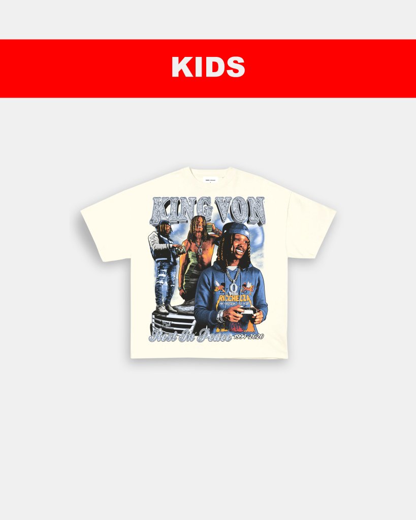 KING VON 2 - KIDS TEE - clothing by TeeHivey.com (Image 4)