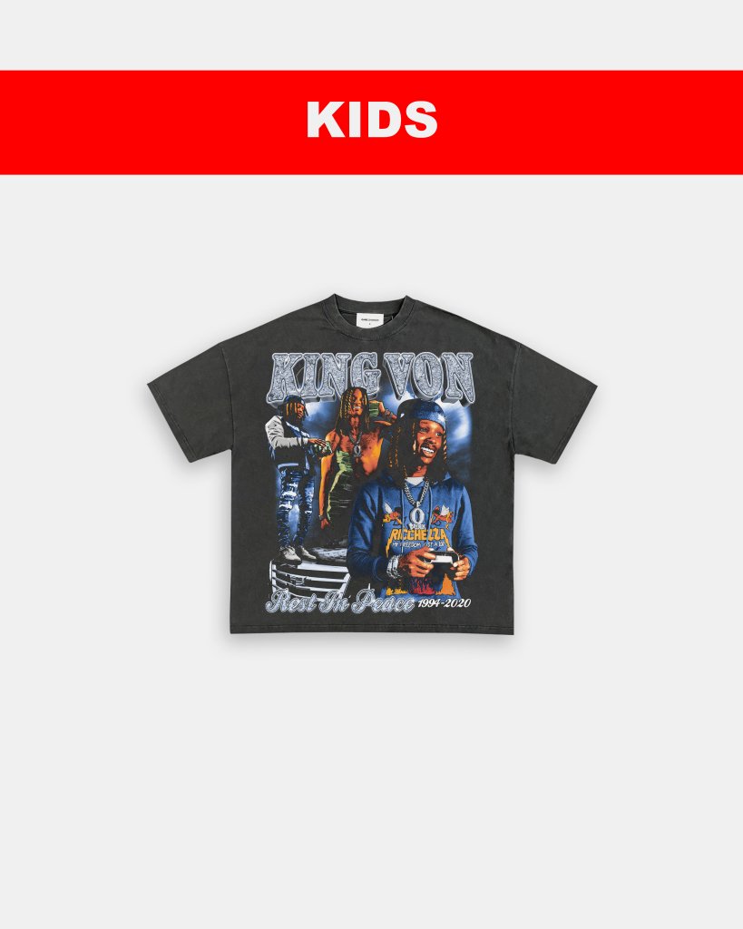 KING VON 2 - KIDS TEE - clothing by TeeHivey.com (Image 3)
