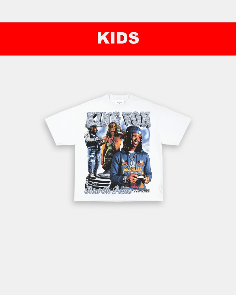 KING VON 2 - KIDS TEE - clothing by TeeHivey.com (Image 2)