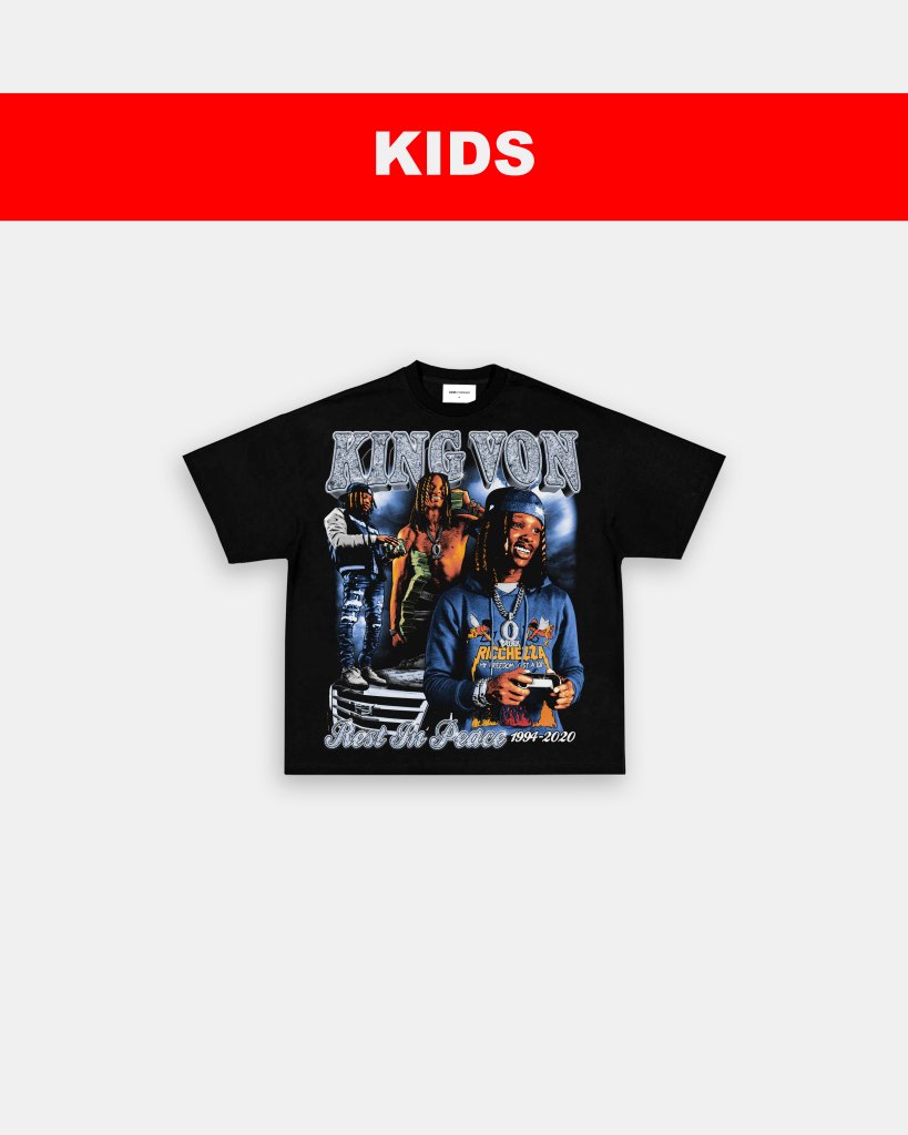 KING VON 2 - KIDS TEE - clothing by TeeHivey.com (Image 5)