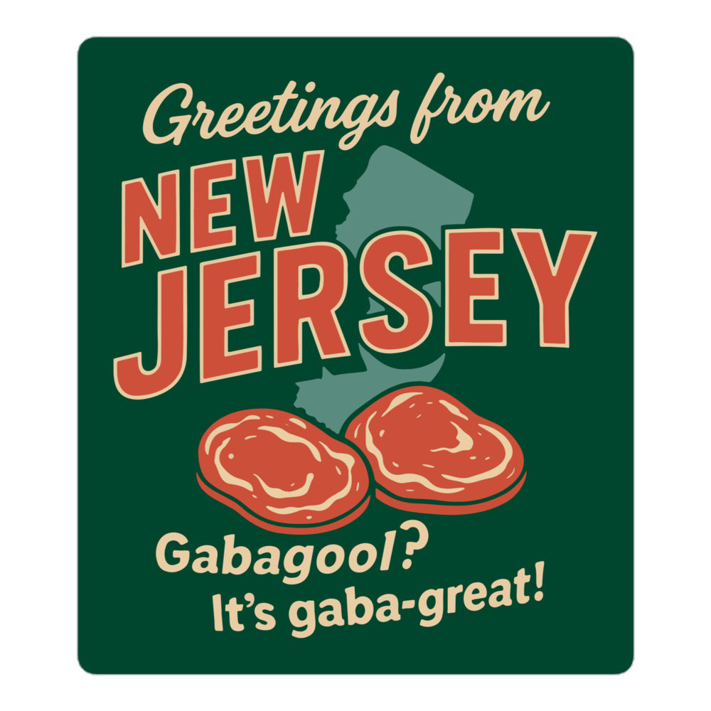 Greetings From New Jersey Sticker