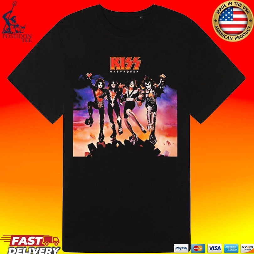Kiss X Roblox 1976 Destroyer T-shirt