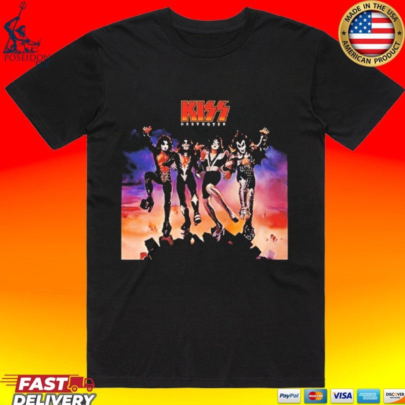 Kiss X Roblox 1976 Destroyer T-shirt