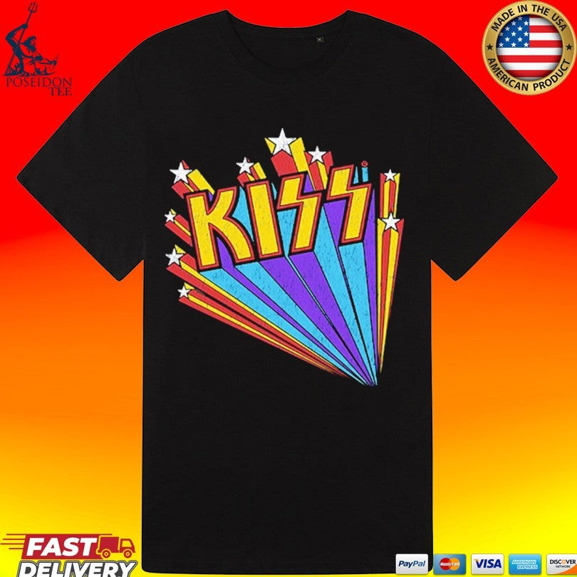Kiss X Roblox Stars Logo T-shirt