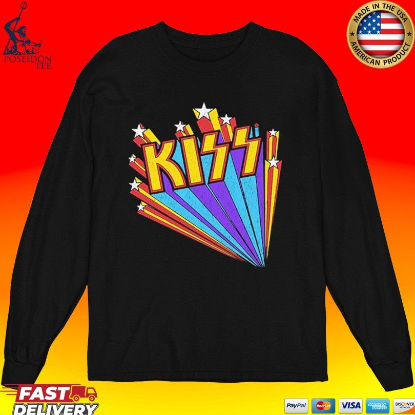 Kiss X Roblox Stars Logo T-shirt