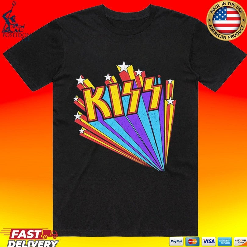 Kiss X Roblox Stars Logo T-shirt